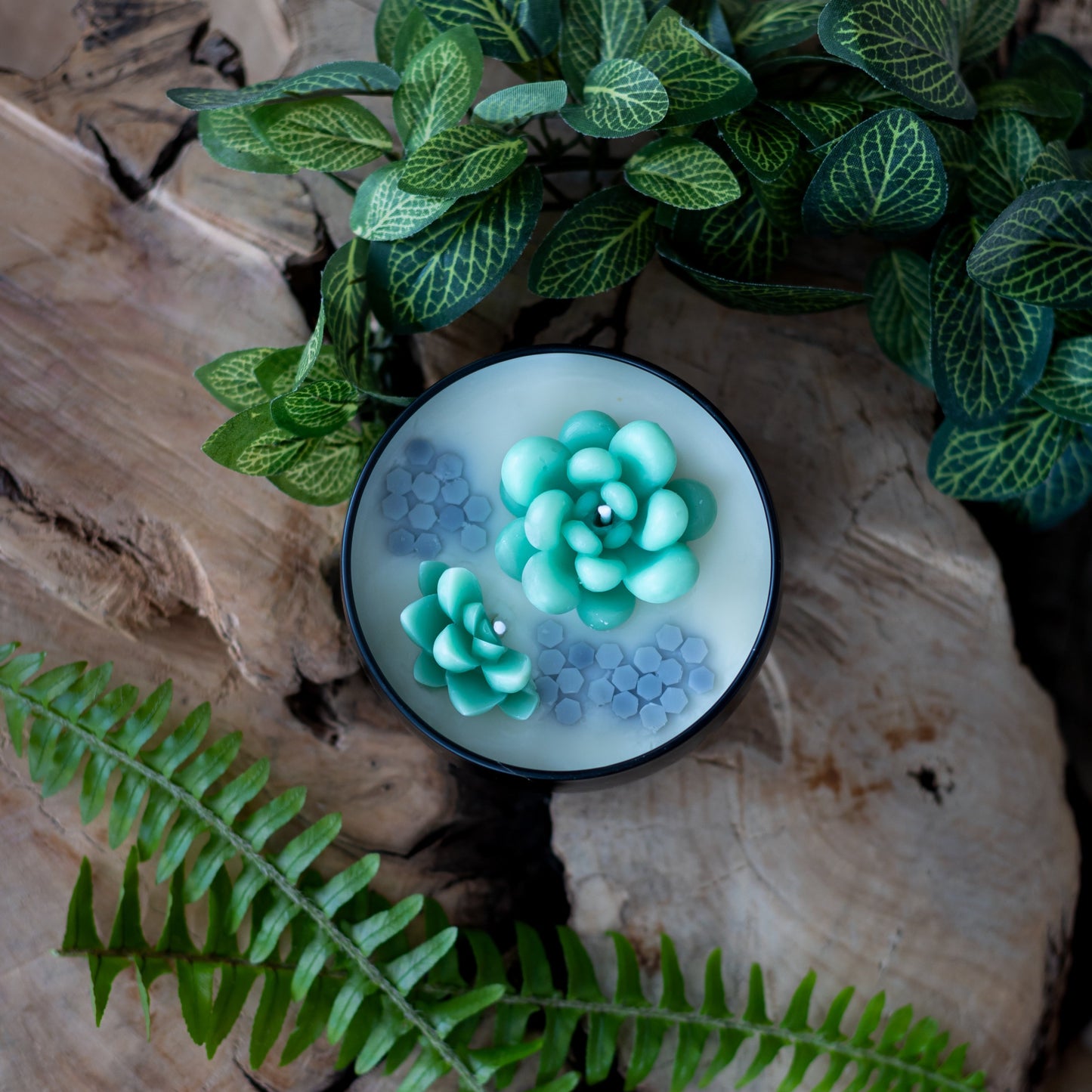 Japanese Garden - Basil and Pear Soy Candle