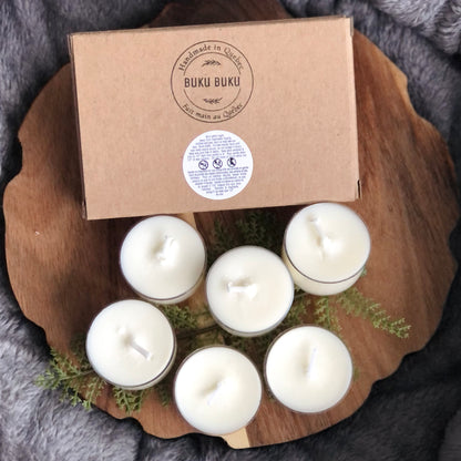 Tealight candles - customizable box of 6